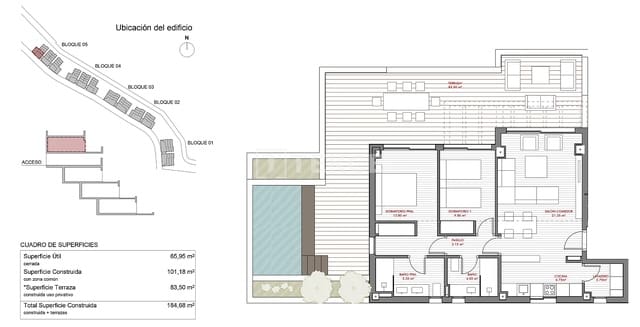 2 sovrum Lägenhet till salu i La Cala de Mijas, Mijas med pool - 535 000 € (Ref: 9465035)