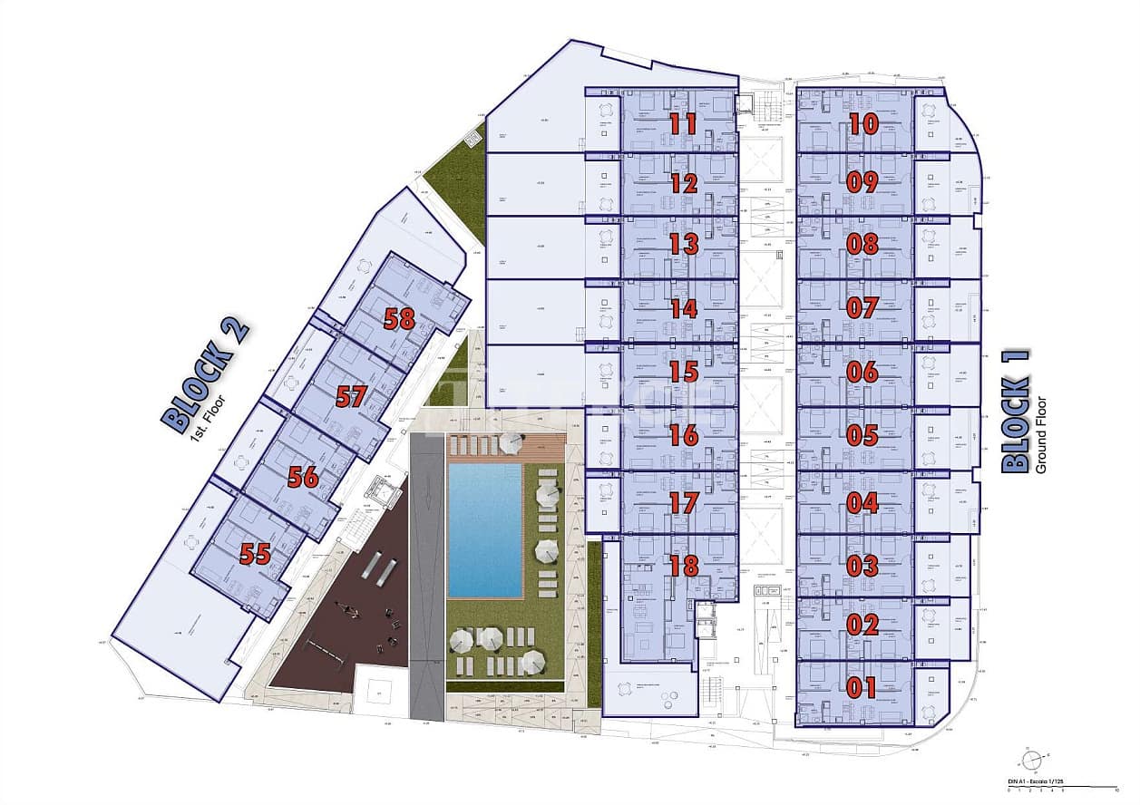 2 sovrum Lägenhet till salu i La Marina med pool - 246 000 € (Ref: 9473586)