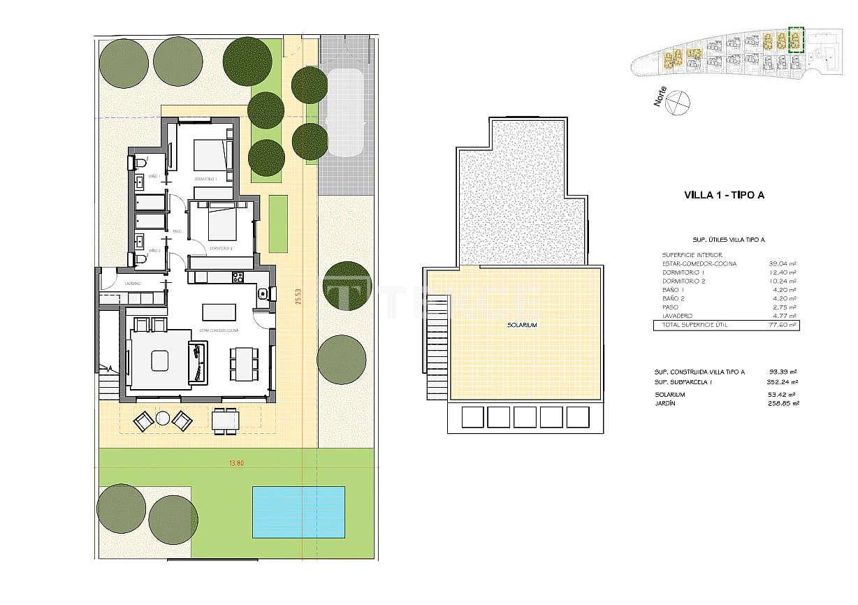 2 chambre Villa/Maison à vendre à Hacienda del Alamo avec piscine - 280 000 € (Ref: 9473590)