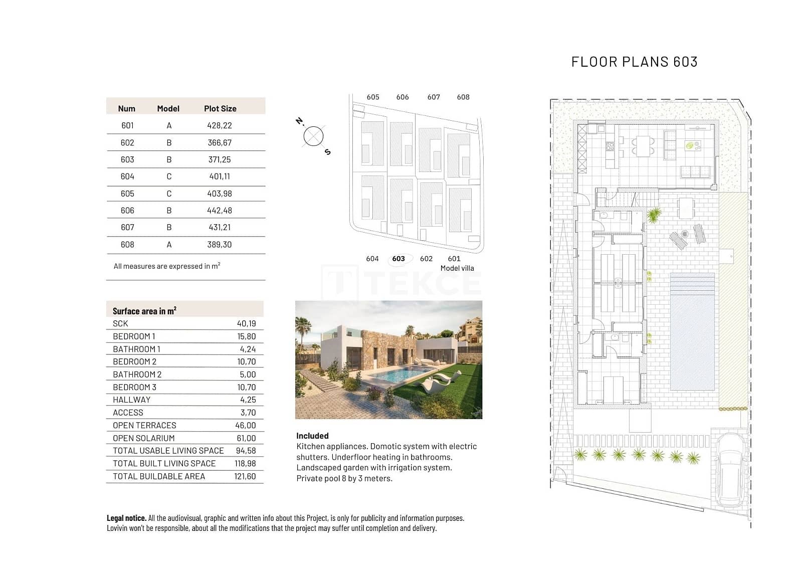 3 bedroom Villa for sale in Algorfa with pool - € 579,000 (Ref: 9488009)