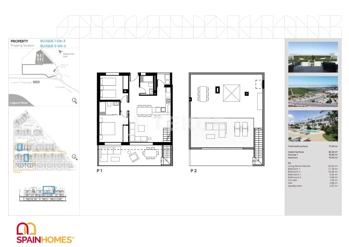 3 sovrum Lägenhet till salu i Los Altos med pool - 330 000 € (Ref: 9500921)