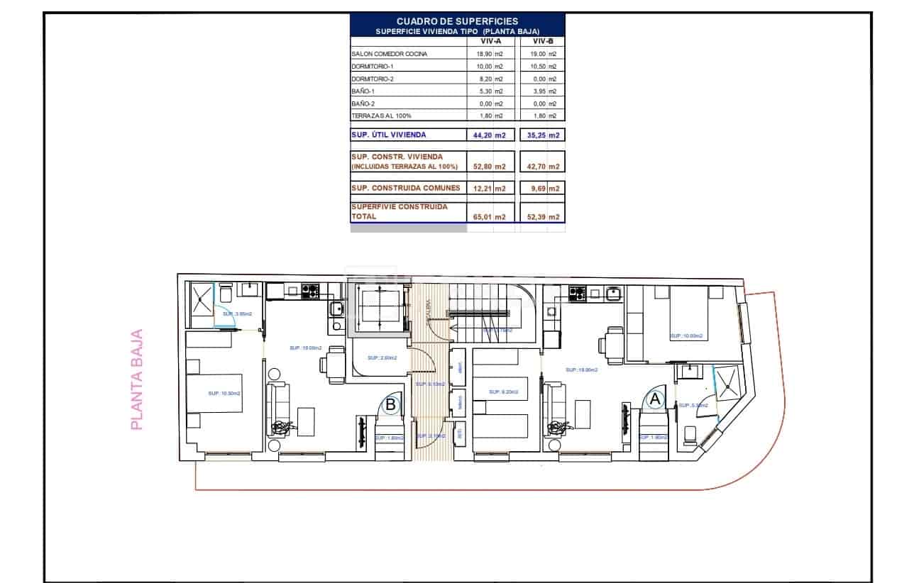 Piso de 1 habitación en Torrevieja en venta con piscina - 169.000 € (Ref: 9503594)