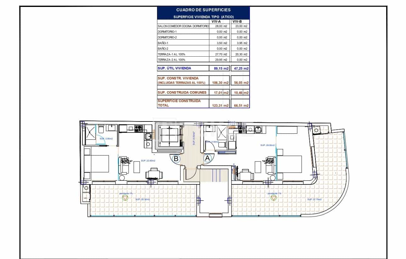 Piso de 1 habitación en Torrevieja en venta con piscina - 169.000 € (Ref: 9503594)