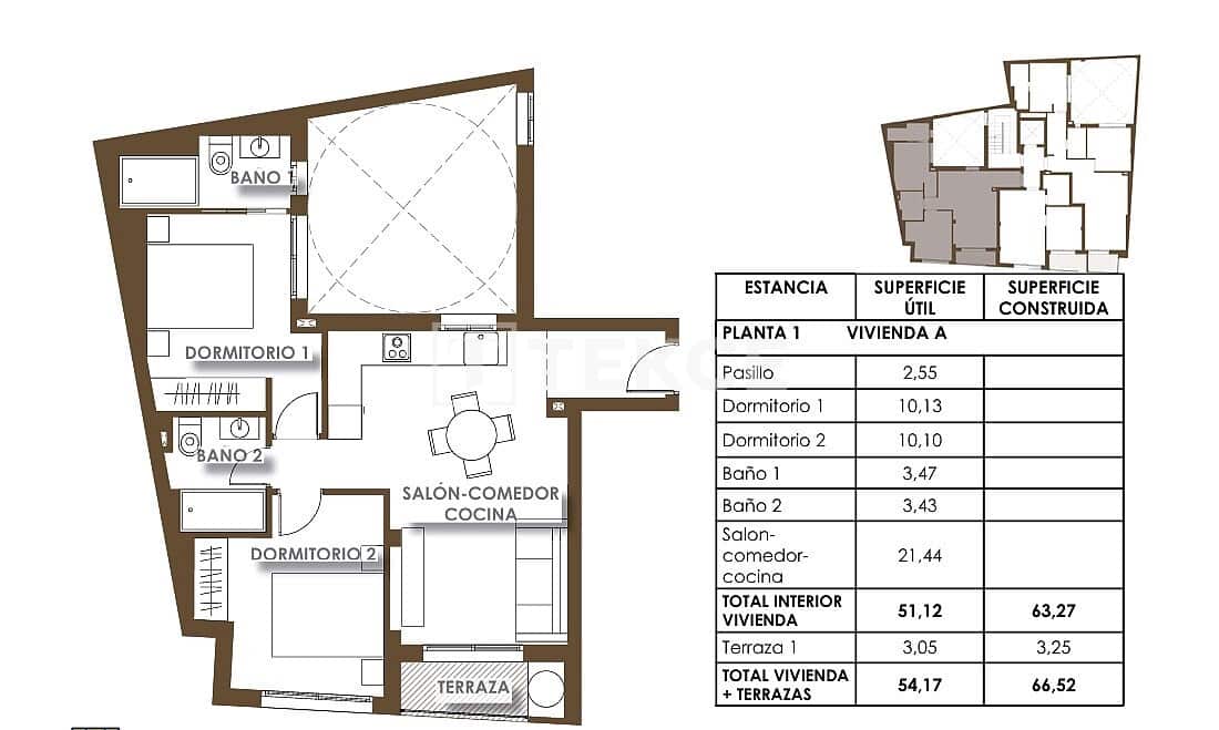 1 bedroom Flat for sale in Torrevieja with pool - € 198,000 (Ref: 9507991)