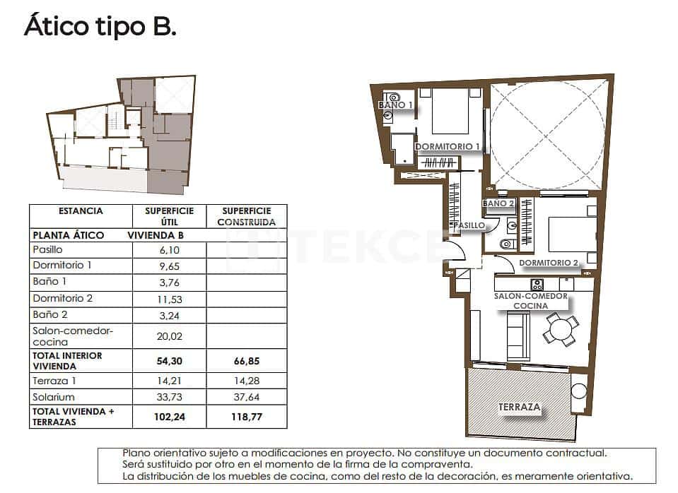 2 soveværelse Lejlighed til salg i Torrevieja med swimmingpool - € 268.000 (Ref: 9507993)