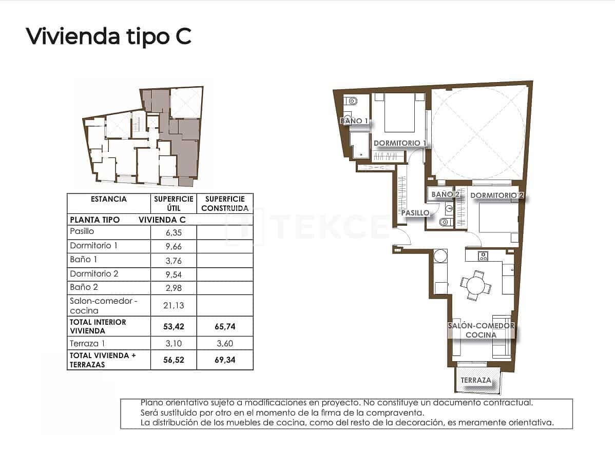 2 soveværelse Lejlighed til salg i Torrevieja med swimmingpool - € 268.000 (Ref: 9507993)