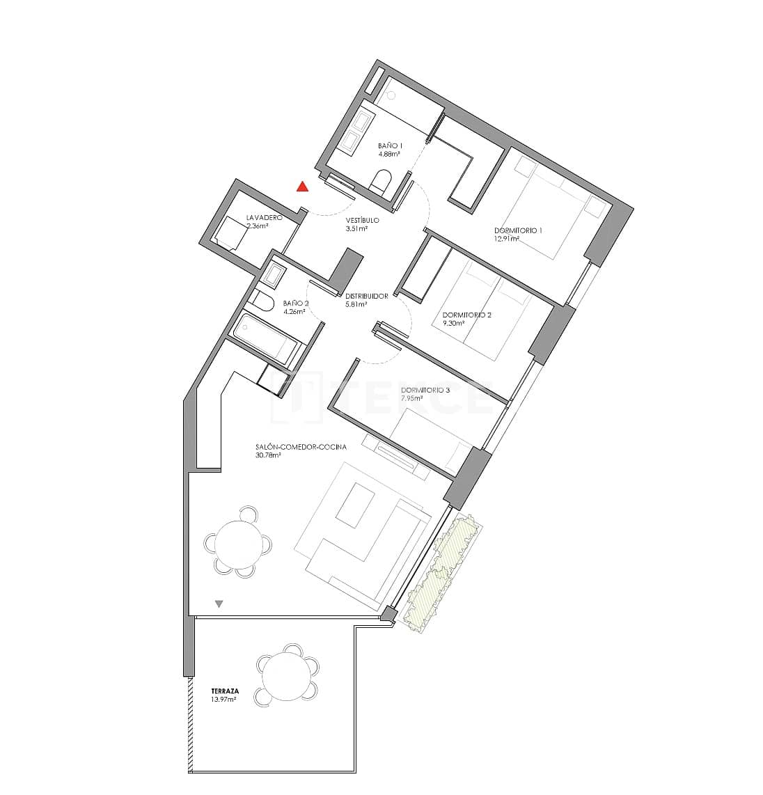 3 slaapkamer Flat te koop in Cubelles met zwembad - € 980.000 (Ref: 9507997)