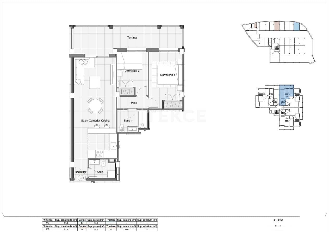 2 bedroom Flat for sale in Bigastro with pool - € 175,000 (Ref: 9511908)