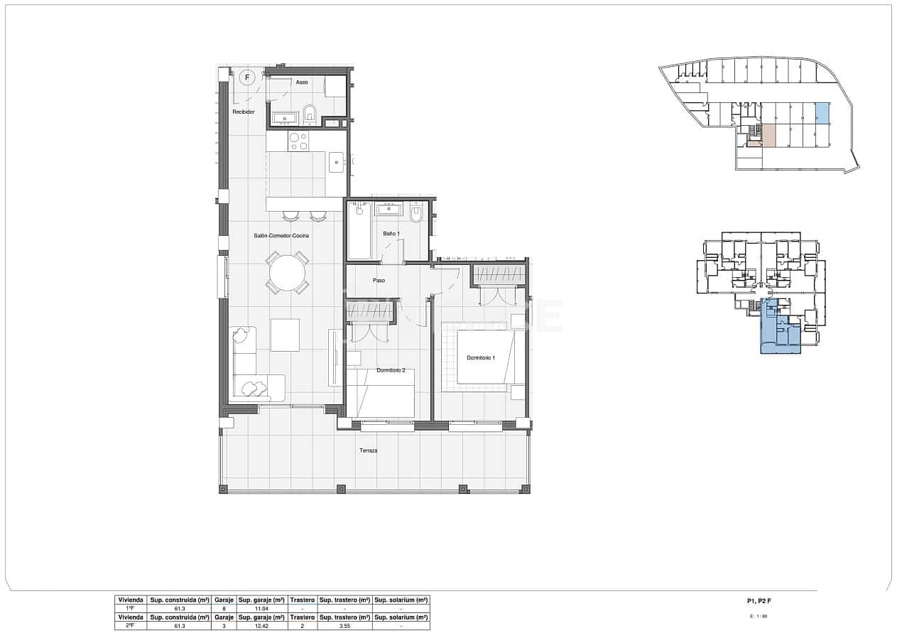 2 bedroom Flat for sale in Bigastro with pool - € 175,000 (Ref: 9511908)