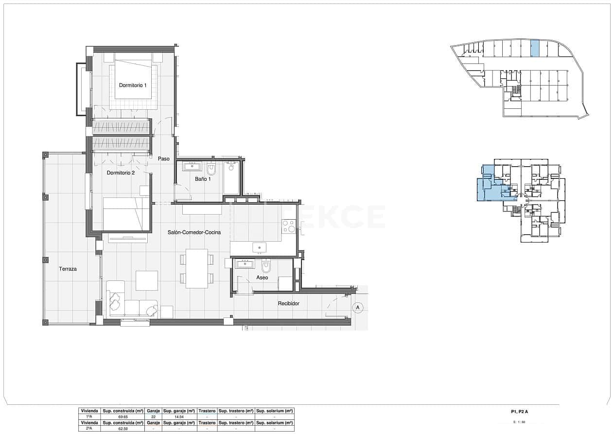 2 bedroom Flat for sale in Bigastro with pool - € 175,000 (Ref: 9511908)