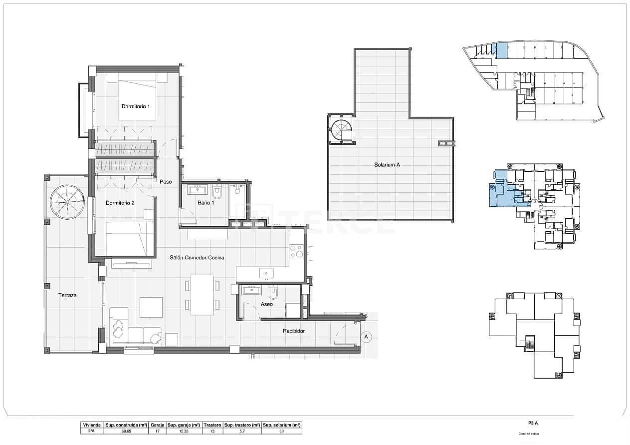 2 bedroom Flat for sale in Bigastro with pool - € 180,000 (Ref: 9511909)
