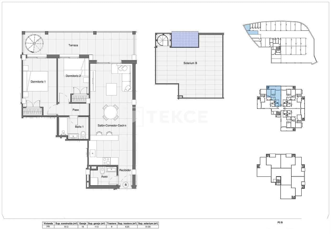 2 bedroom Flat for sale in Bigastro with pool - € 180,000 (Ref: 9511909)