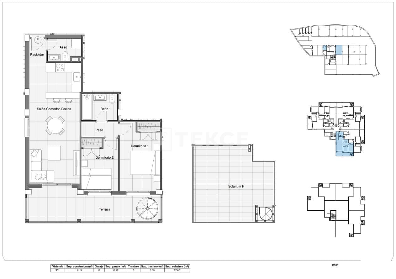 2 slaapkamer Flat te koop in Bigastro met zwembad - € 210.000 (Ref: 9511910)