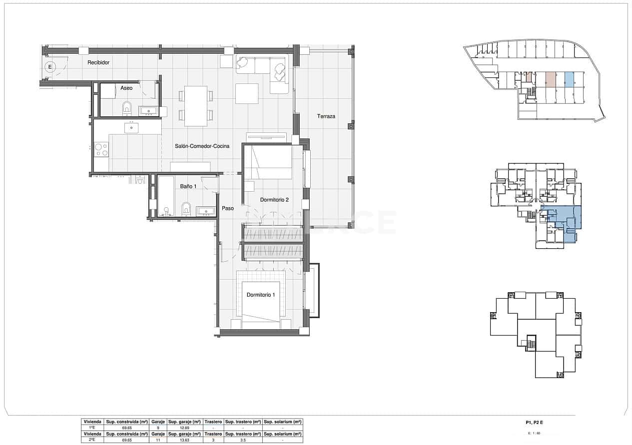 2 slaapkamer Flat te koop in Bigastro met zwembad - € 210.000 (Ref: 9511910)