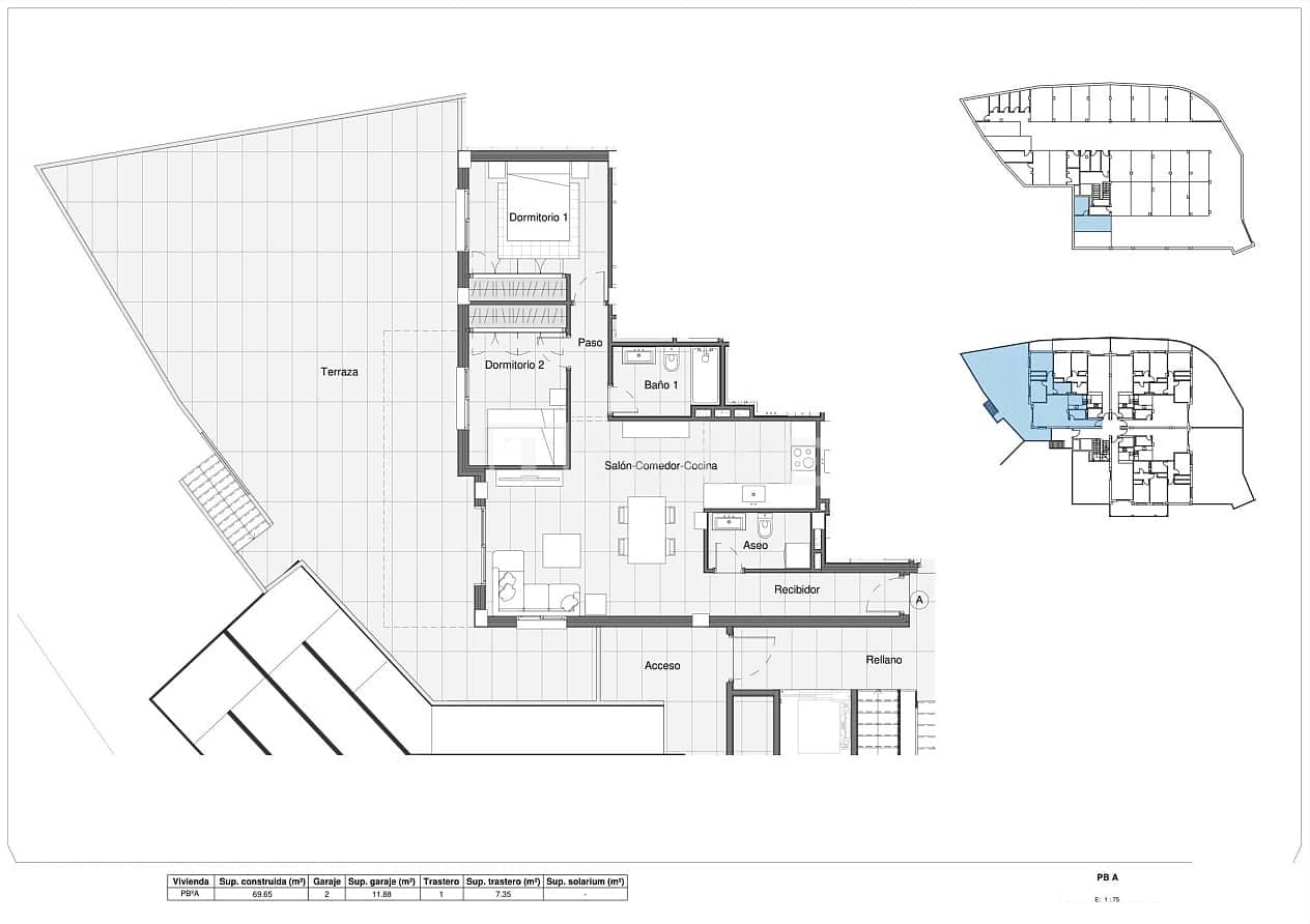 2 slaapkamer Flat te koop in Bigastro met zwembad - € 210.000 (Ref: 9511910)