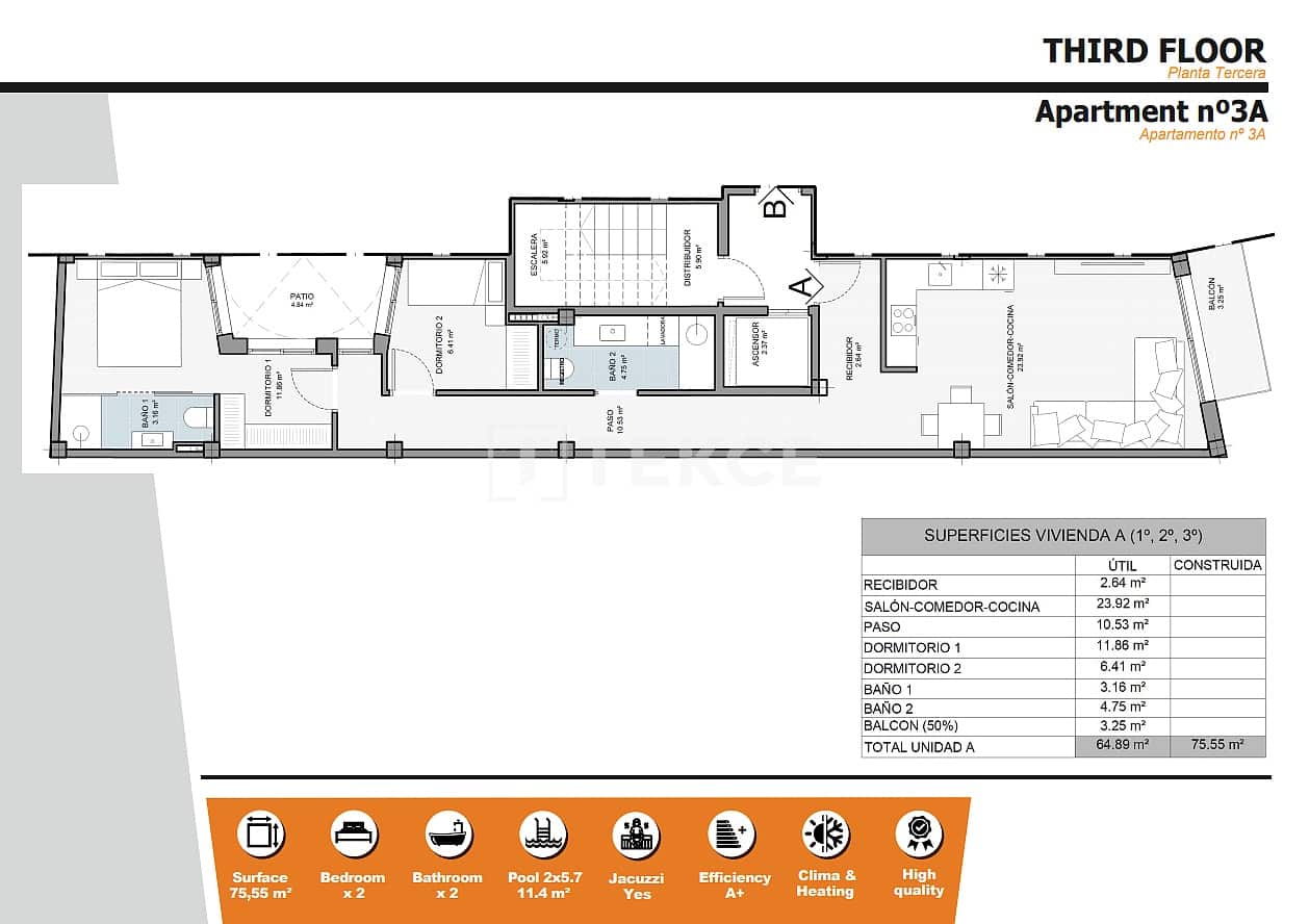 3 chambre Appartement à vendre à Torrevieja avec piscine - 560 000 € (Ref: 9511912)