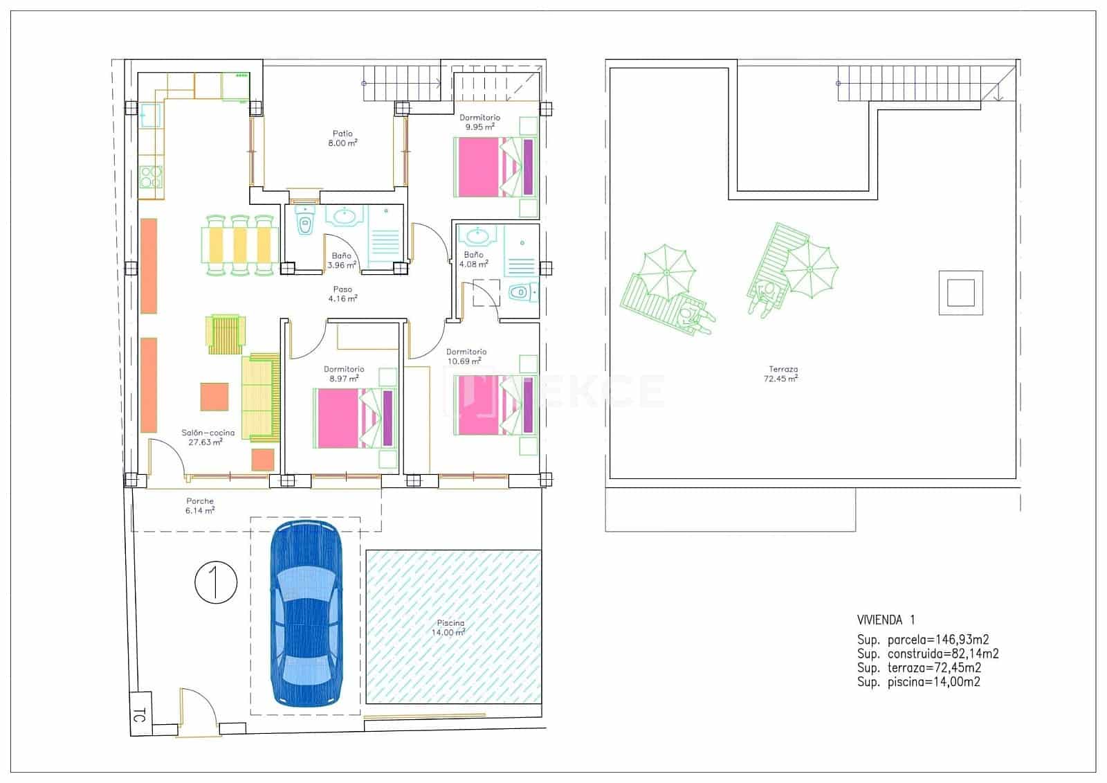3 slaapkamer Villa te koop in Avileses met zwembad - € 280.000 (Ref: 9525828)