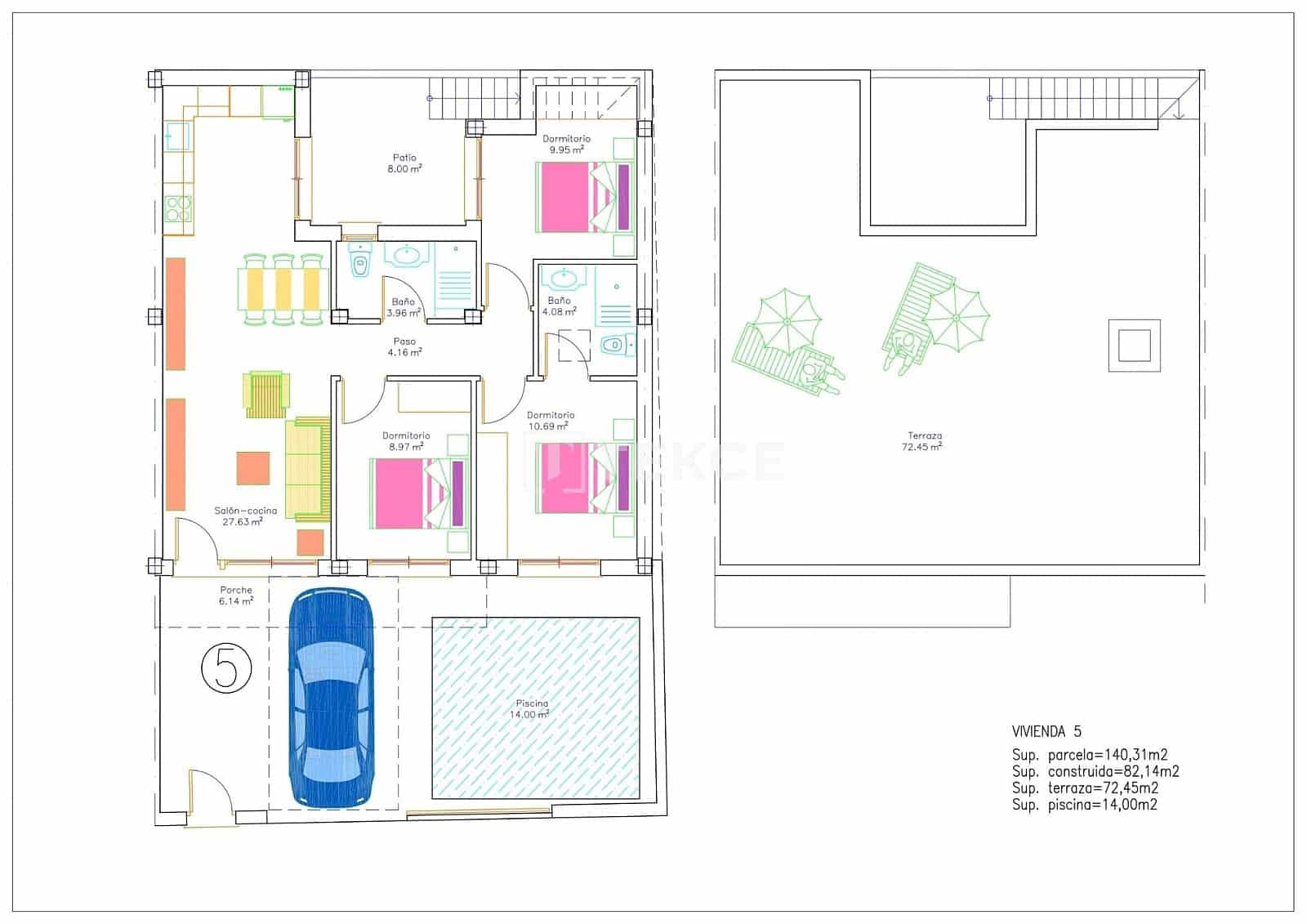 3 slaapkamer Villa te koop in Avileses met zwembad - € 280.000 (Ref: 9525828)