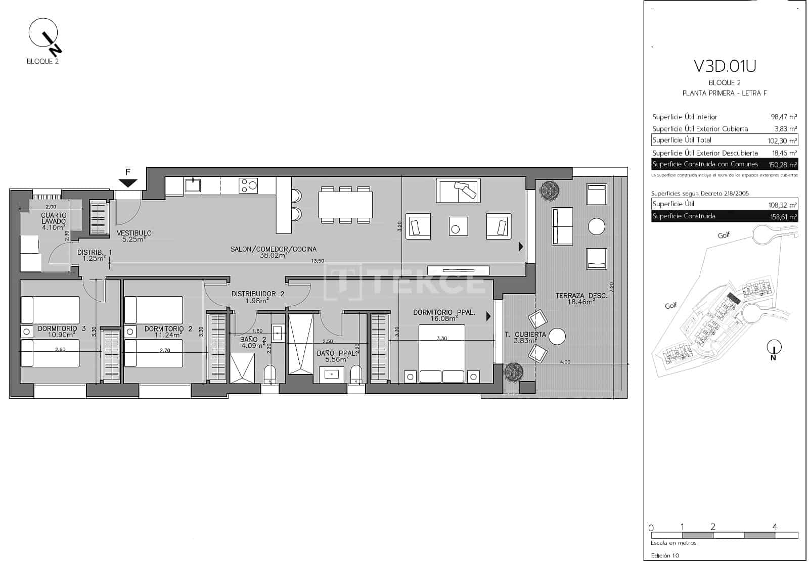2 Zimmer Wohnung zu verkaufen in La Alcaidesa mit Pool - 301.000 € (Ref: 9525834)