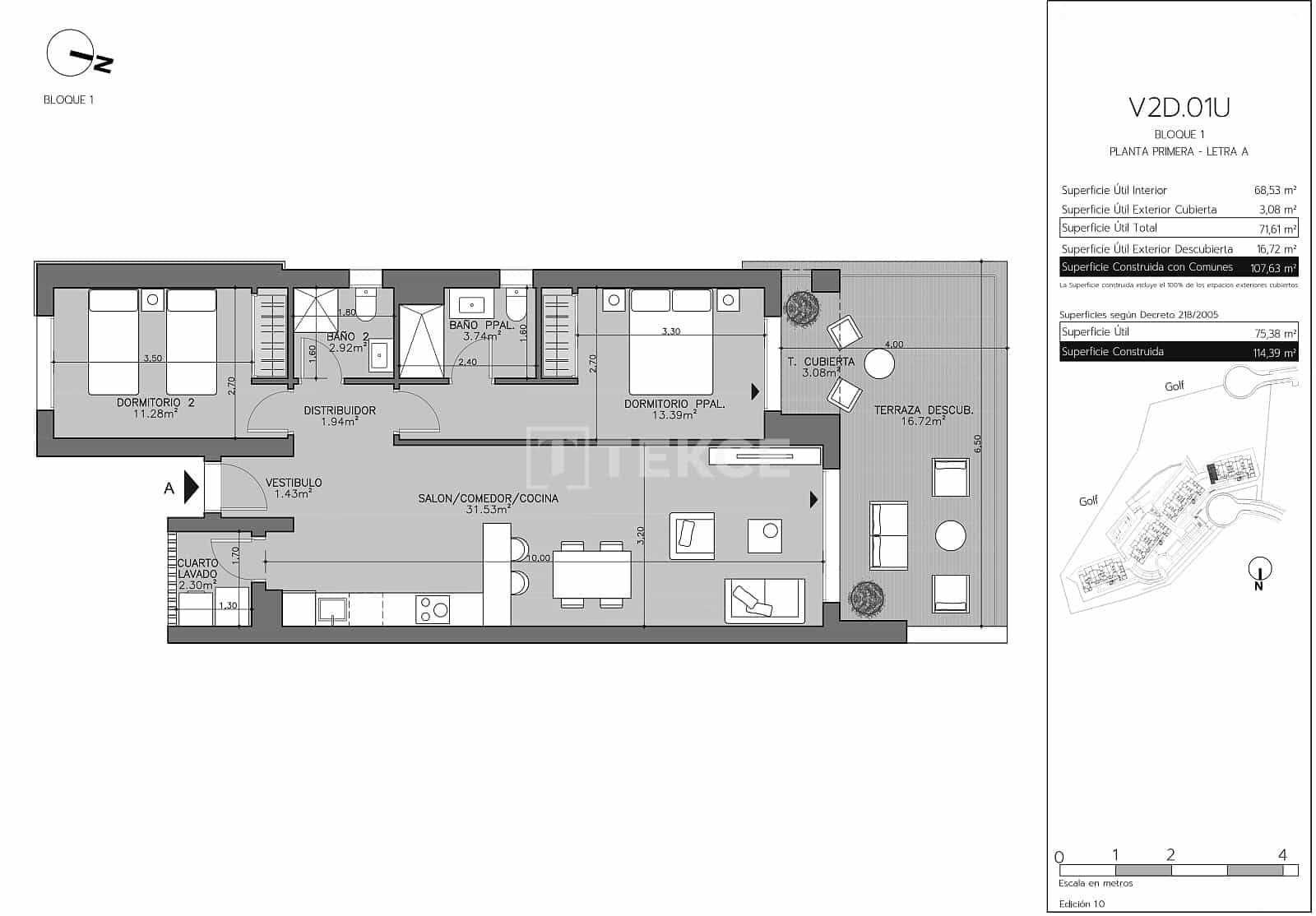 2 Zimmer Wohnung zu verkaufen in La Alcaidesa mit Pool - 301.000 € (Ref: 9525834)