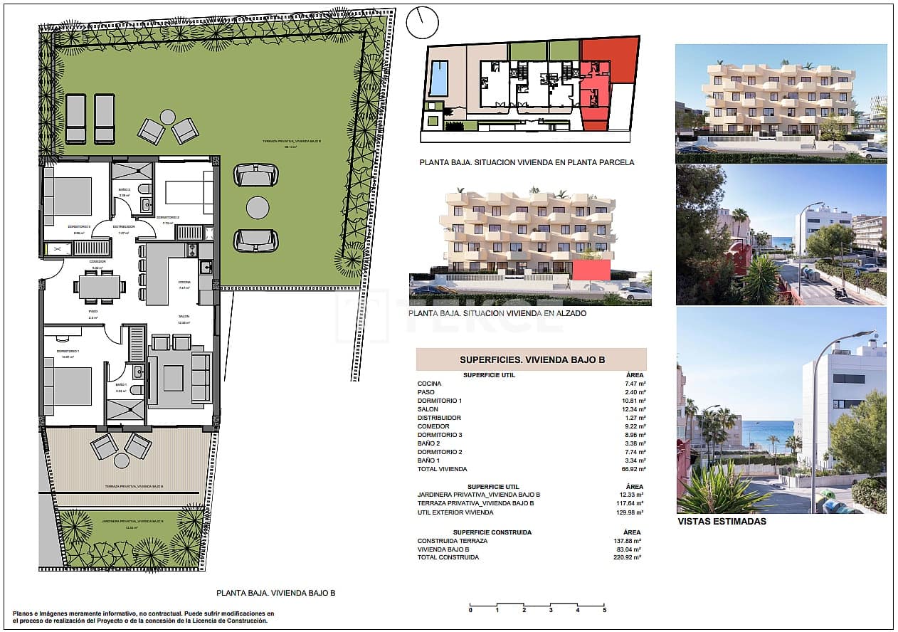 2 Zimmer Wohnung zu verkaufen in El Campello mit Pool - 355.000 € (Ref: 9535312)