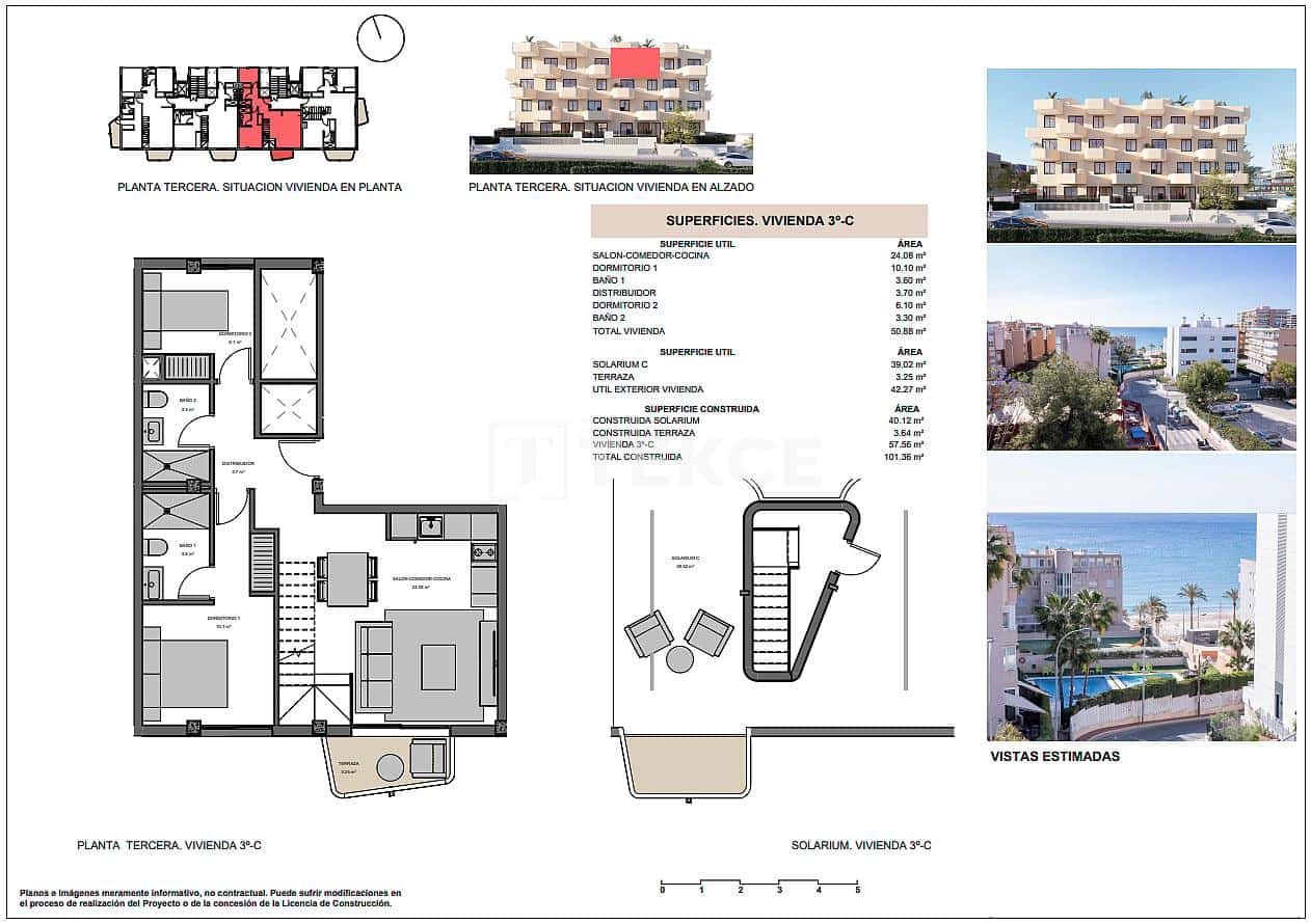 3 chambre Appartement à vendre à El Campello avec piscine - 535 000 € (Ref: 9535315)