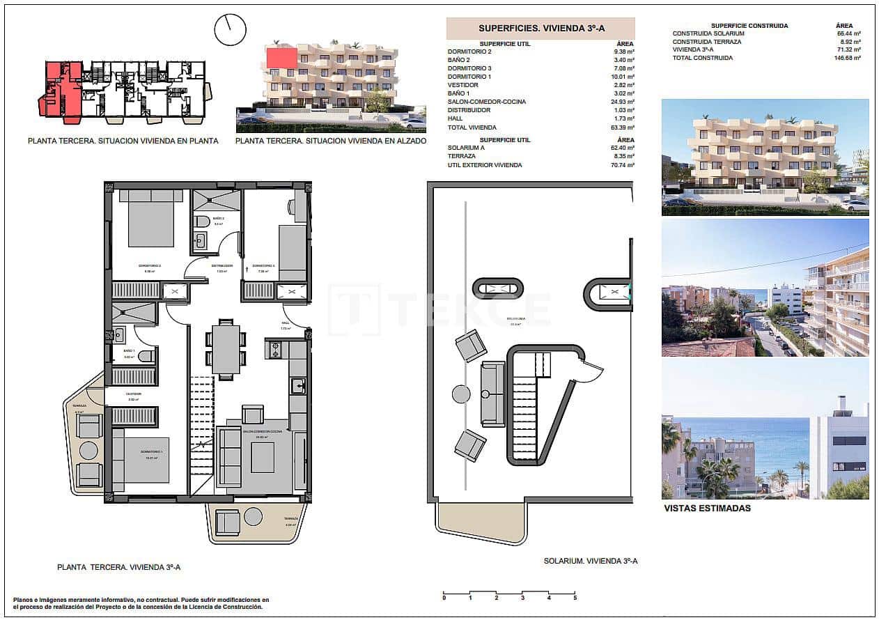 3 chambre Appartement à vendre à El Campello avec piscine - 535 000 € (Ref: 9535315)
