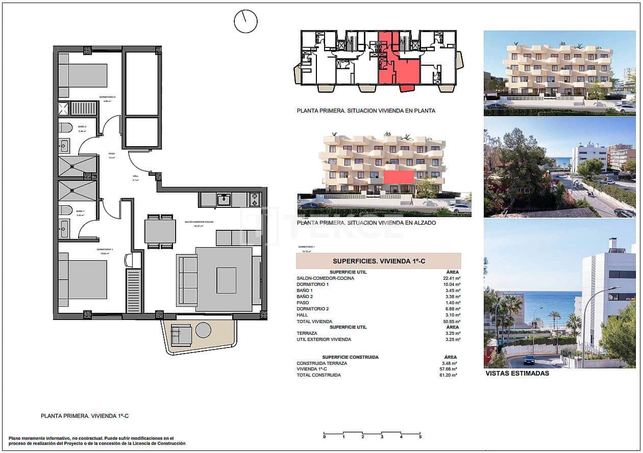 3 chambre Appartement à vendre à El Campello avec piscine - 600 000 € (Ref: 9535316)