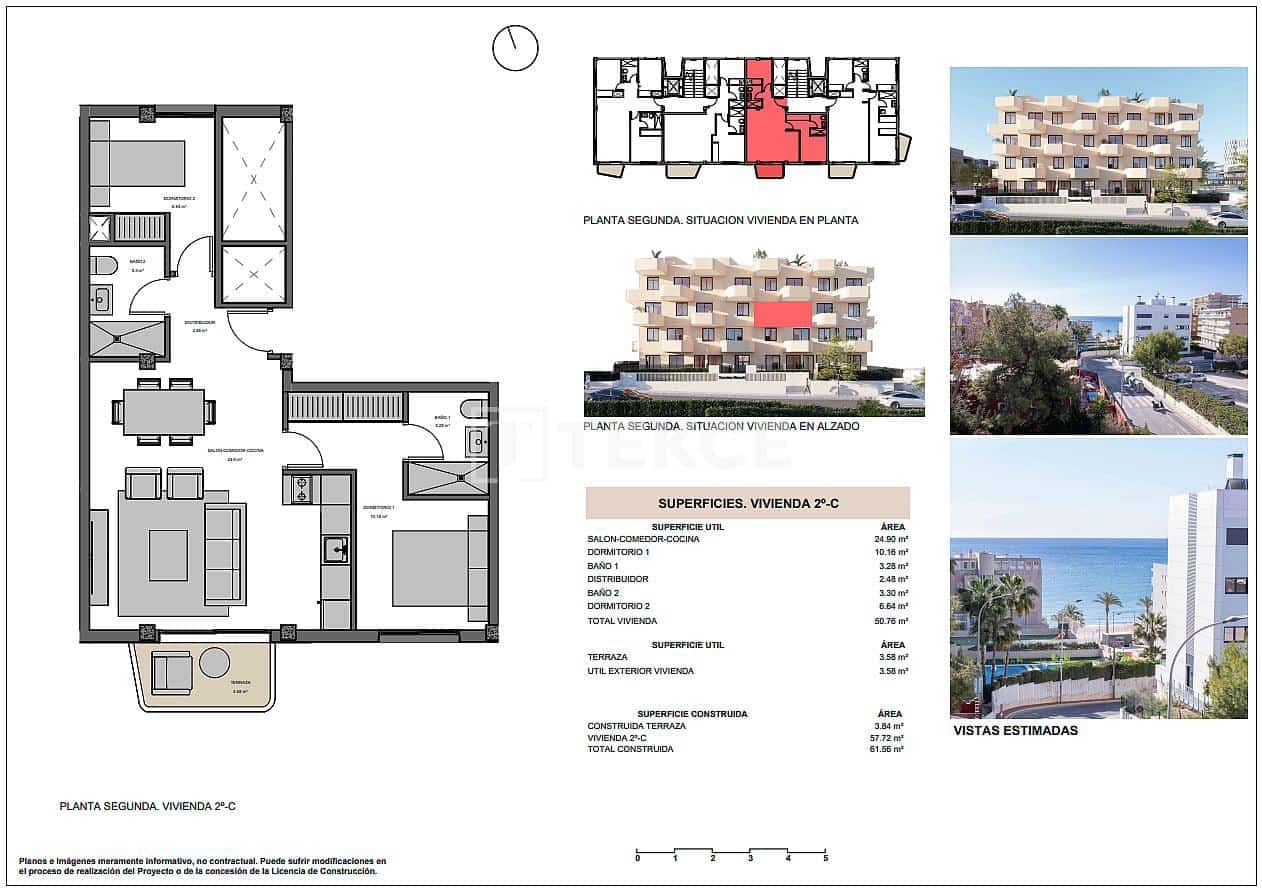 3 chambre Appartement à vendre à El Campello avec piscine - 600 000 € (Ref: 9535316)