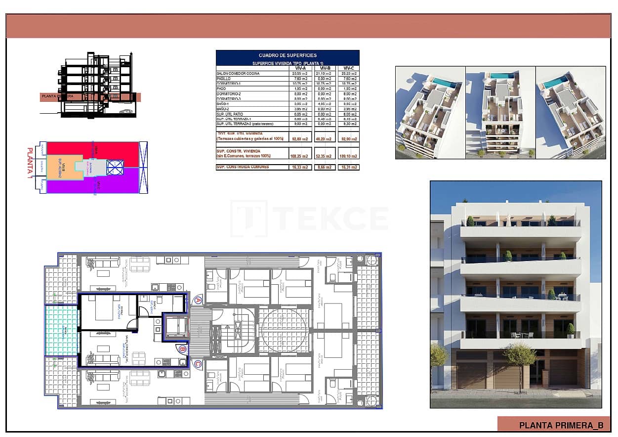 1 camera da letto Appartamento in vendita in Torrevieja con piscina - 219.000 € (Rif: 9535317)