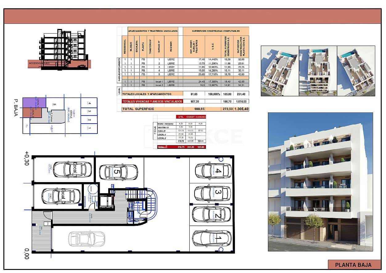 3 bedroom Flat for sale in Torrevieja with pool - € 359,000 (Ref: 9535320)
