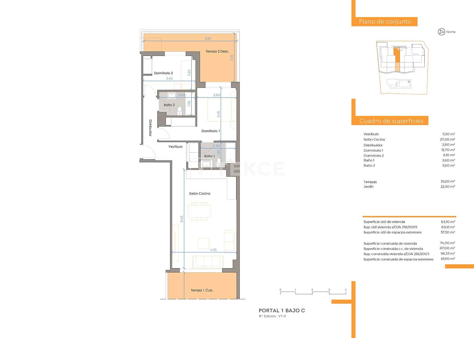 3 bedroom Flat for sale in El Faro with pool - € 449,000 (Ref: 9535324)