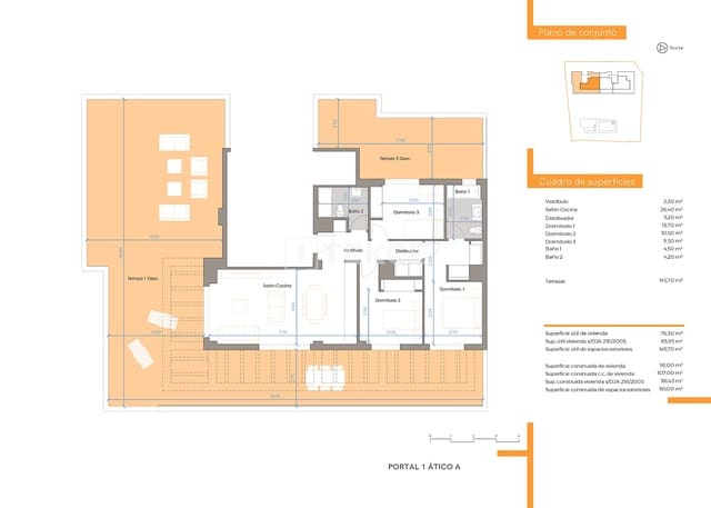 3 soverom Leilighet til salgs i El Faro, Mijas med svømmebasseng - € 572 000 (Ref: 9535325)