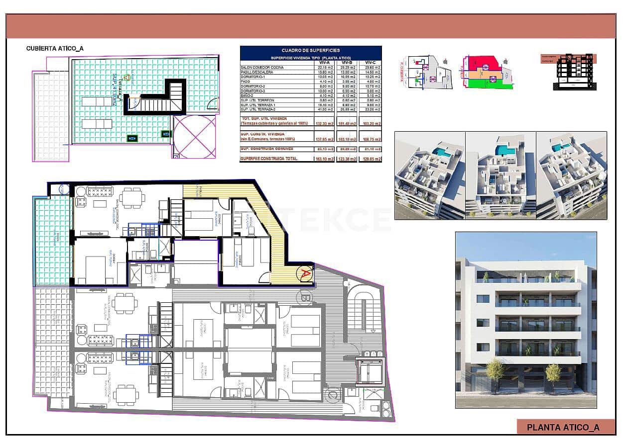 2 sovrum Lägenhet till salu i Torrevieja med pool - 299 000 € (Ref: 9535326)