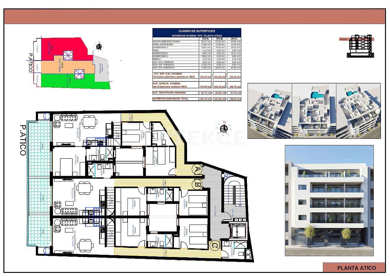 2 sovrum Lägenhet till salu i Torrevieja med pool - 299 000 € (Ref: 9535326)