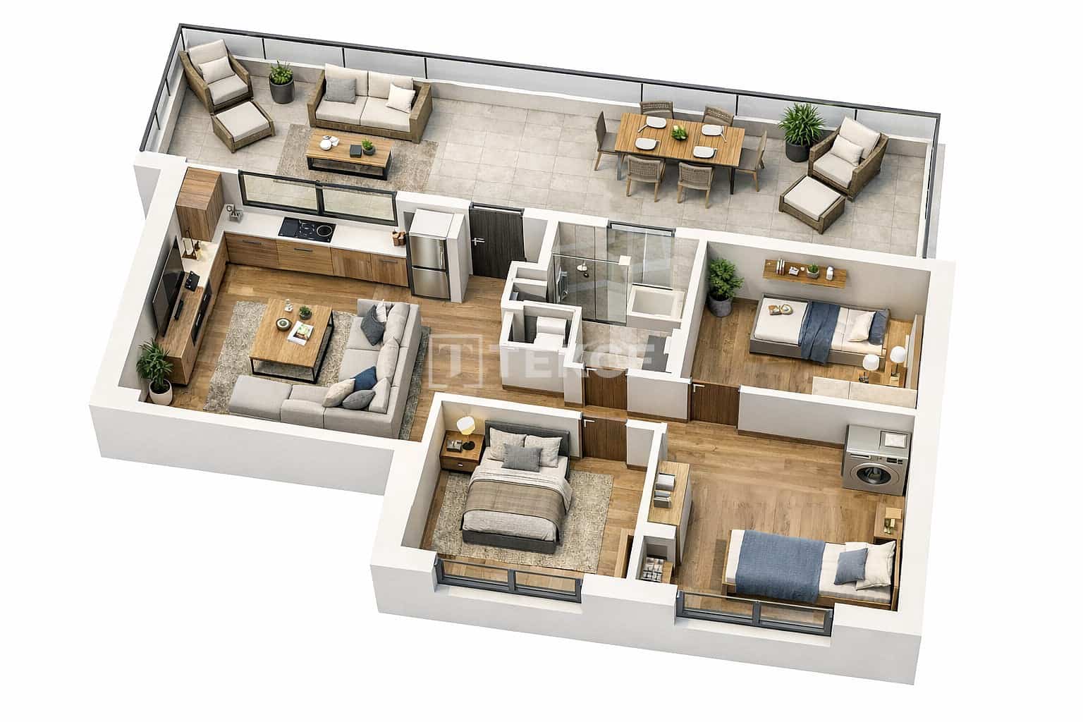 Piso de 3 habitaciones en Fuengirola en venta con piscina - 950.000 € (Ref: 9535333)