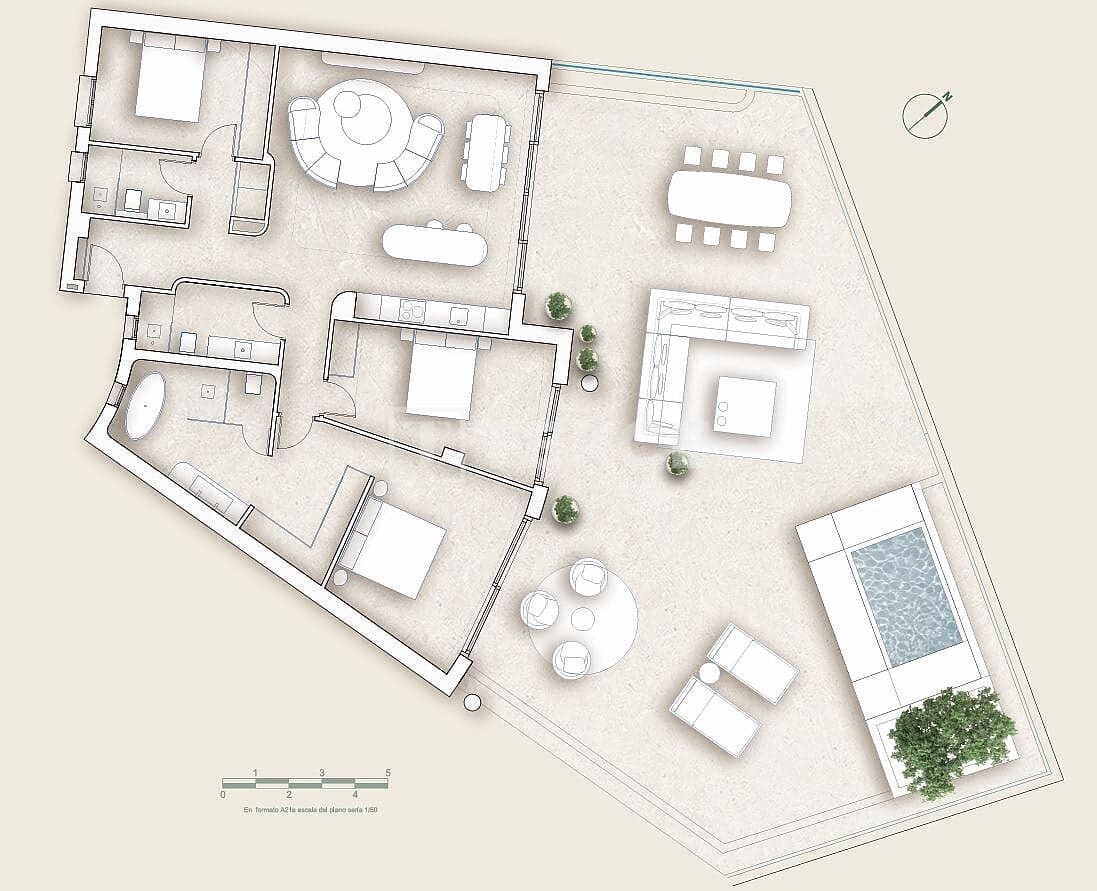 3 sypialnia Mieszkanie na sprzedaż w Fuengirola z basenem - 1 100 000 € (Ref: 9535334)