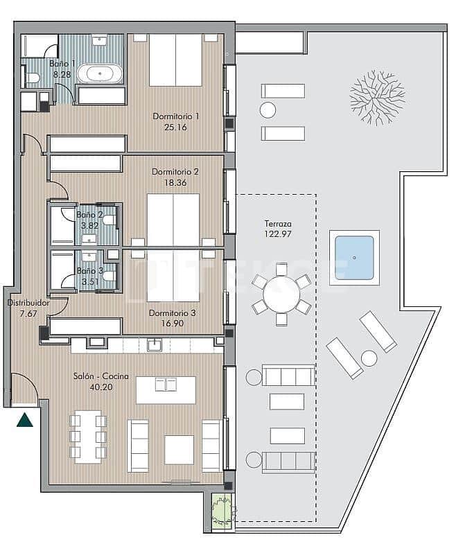 Piso de 2 habitaciones en Río Real en venta con piscina - 770.000 € (Ref: 9547332)
