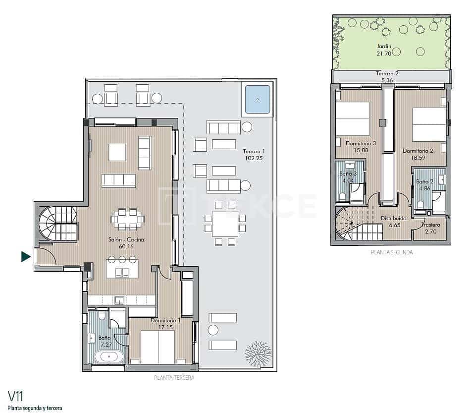 Piso de 3 habitaciones en Río Real en venta con piscina - 998.000 € (Ref: 9547333)