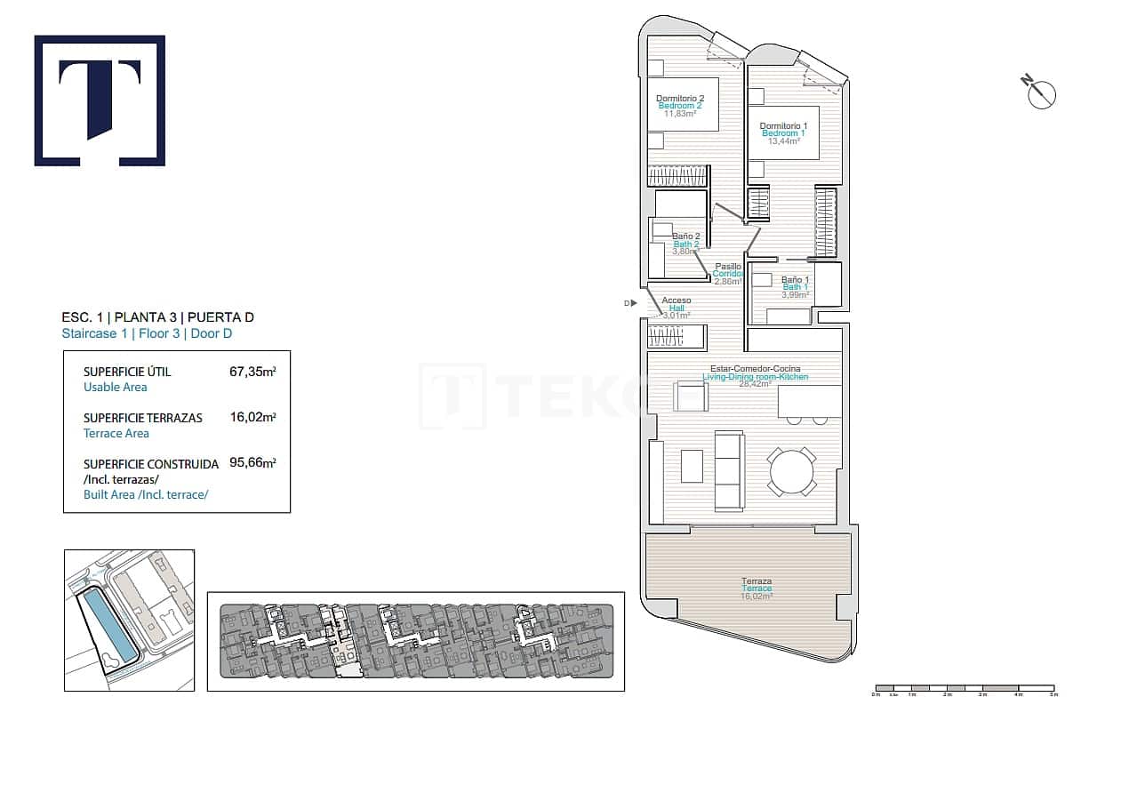 1 Zimmer Wohnung zu verkaufen in La Villajoyosa / Vila Joiosa mit Pool - 285.000 € (Ref: 9554286)