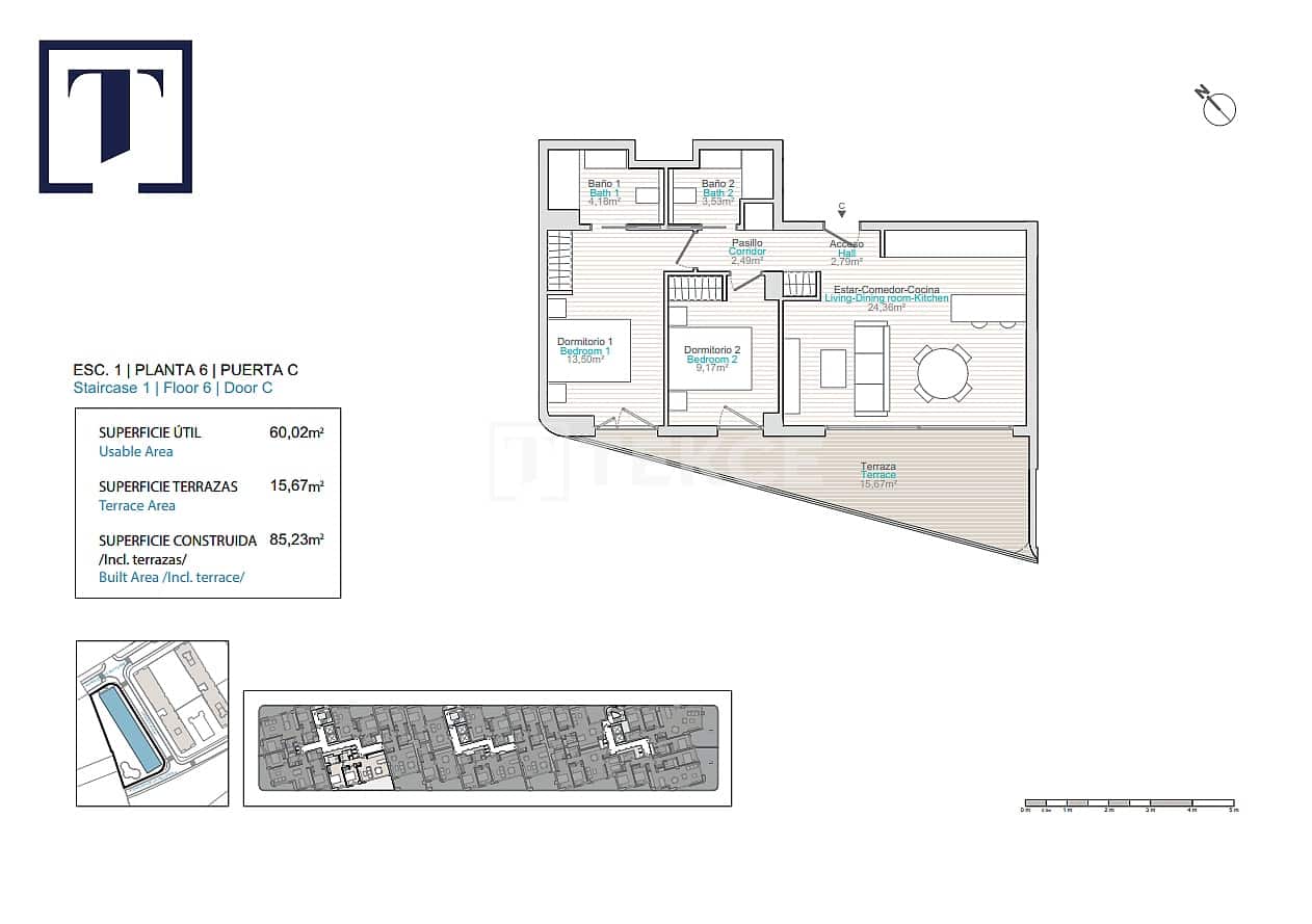 1 Zimmer Wohnung zu verkaufen in La Villajoyosa / Vila Joiosa mit Pool - 285.000 € (Ref: 9554286)