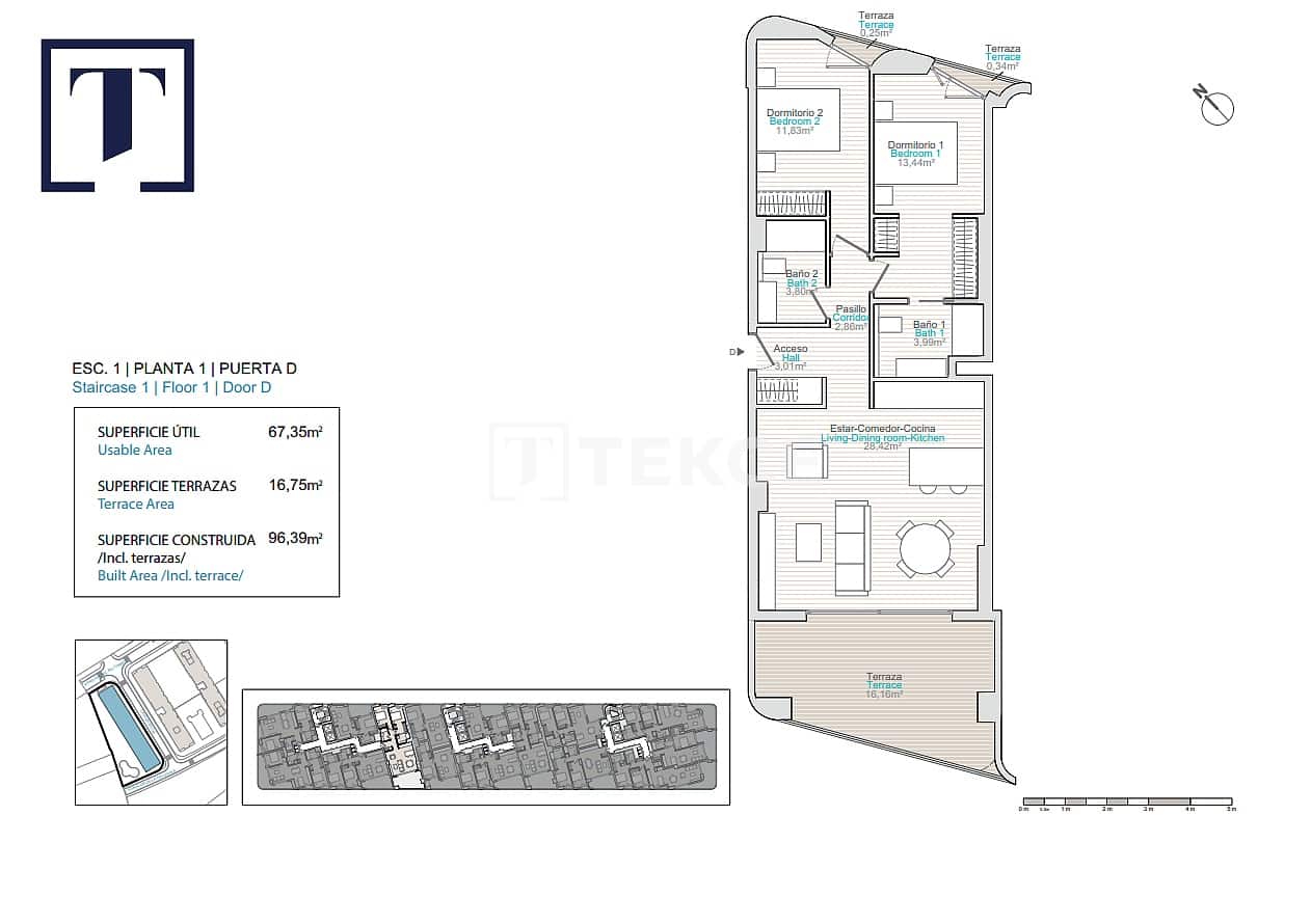 1 Zimmer Wohnung zu verkaufen in La Villajoyosa / Vila Joiosa mit Pool - 285.000 € (Ref: 9554286)