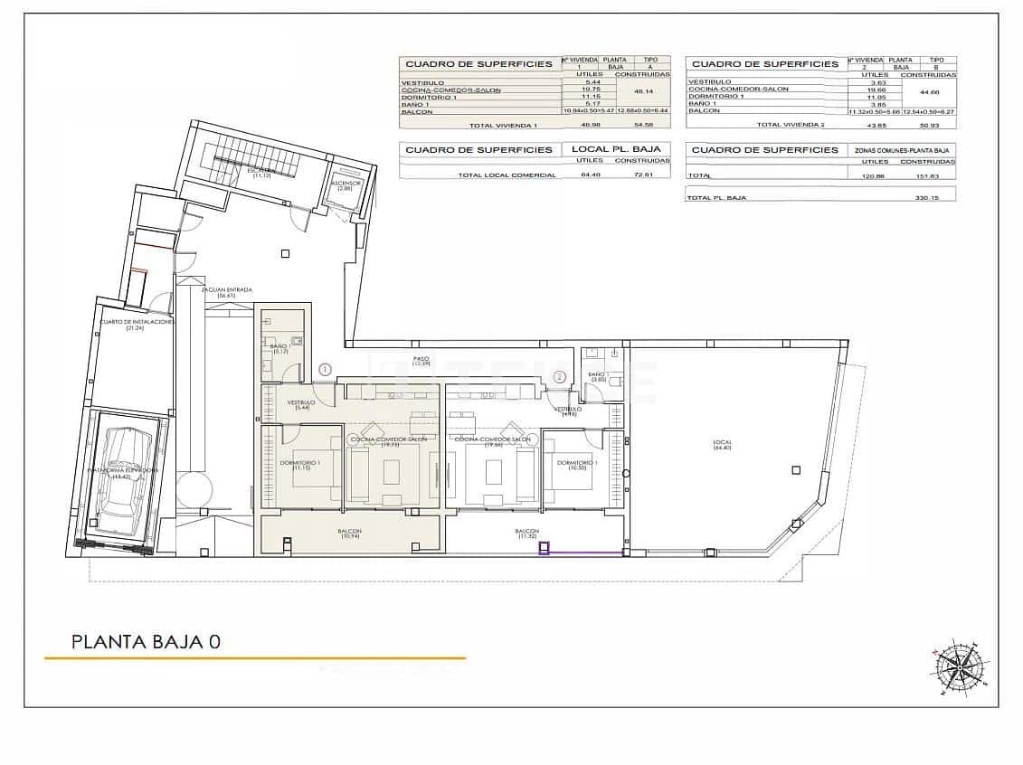 1 soveværelse Lejlighed til salg i Torrevieja - € 240.000 (Ref: 9557435)