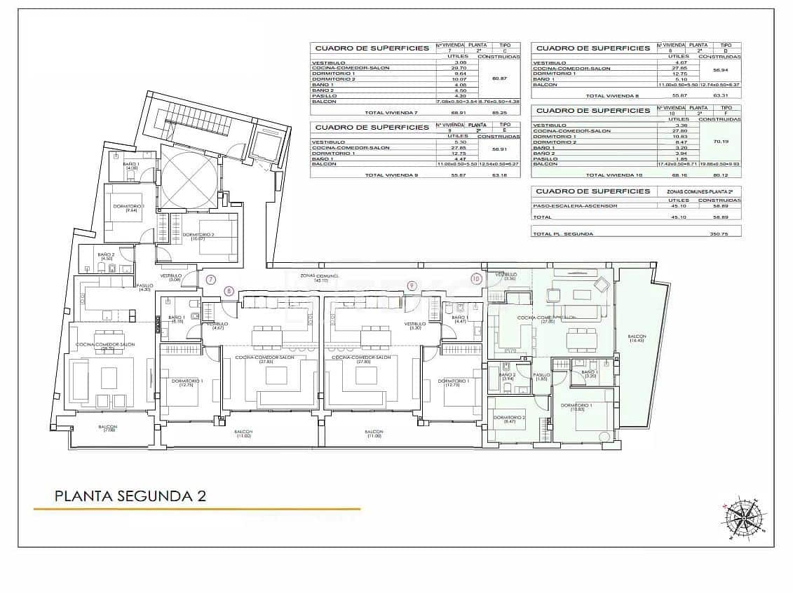 1 soveværelse Lejlighed til salg i Torrevieja - € 240.000 (Ref: 9557435)