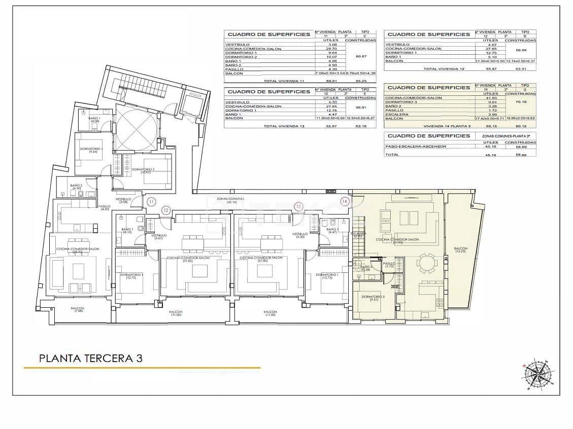 1 soveværelse Lejlighed til salg i Torrevieja - € 240.000 (Ref: 9557435)
