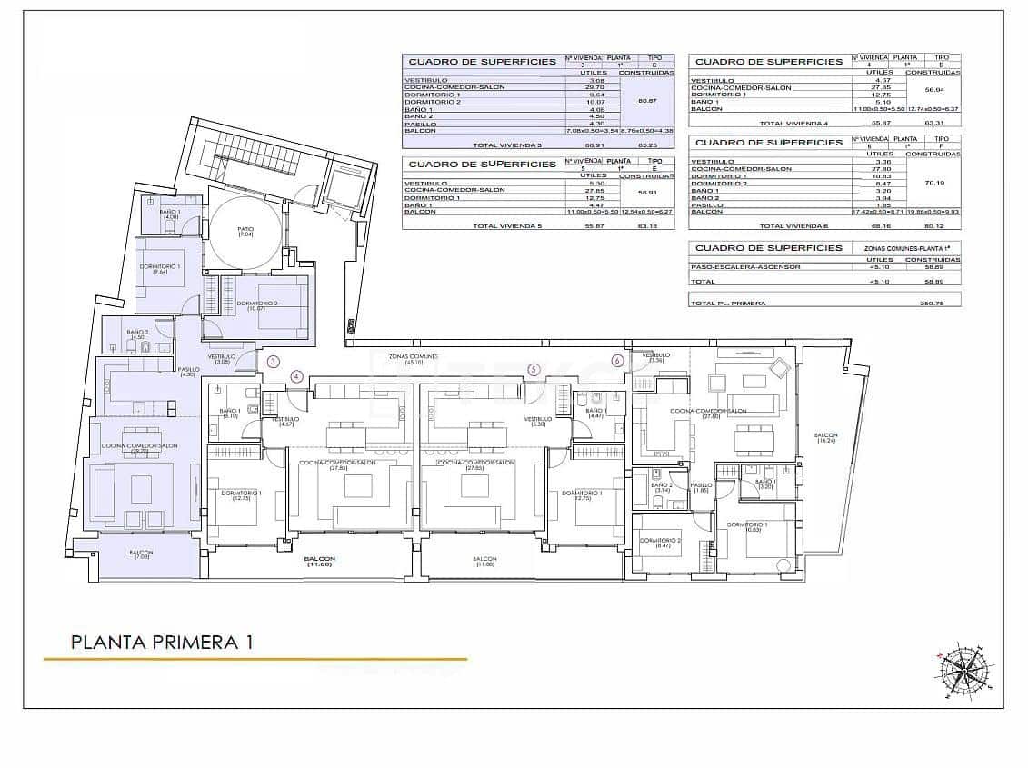 2 bedroom Flat for sale in Torrevieja - € 275,000 (Ref: 9557436)