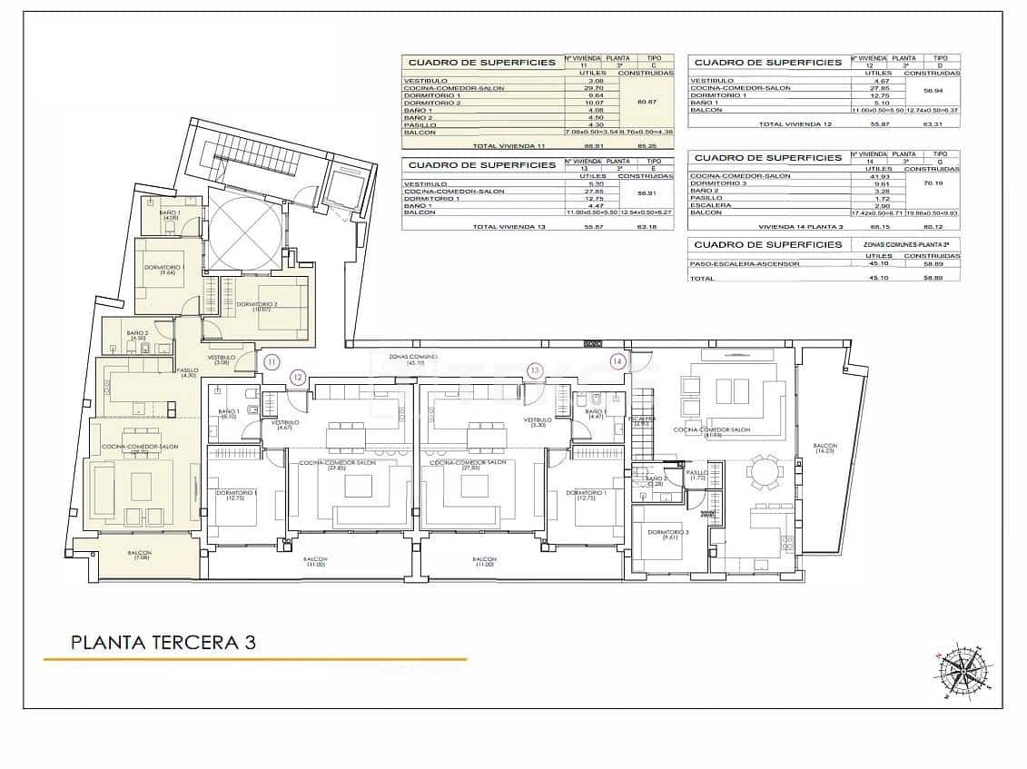 3 slaapkamer Flat te koop in Torrevieja - € 495.000 (Ref: 9557438)