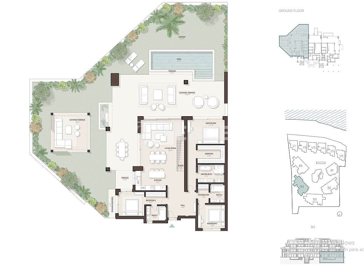 2 sypialnia Mieszkanie na sprzedaż w Estepona z basenem - 3 950 000 € (Ref: 9564115)