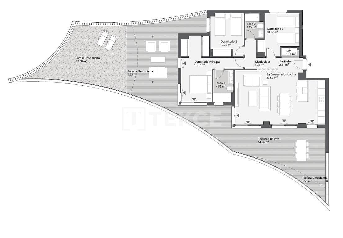 3 soveværelse Lejlighed til salg i Benagalbon med swimmingpool - € 400.000 (Ref: 9564127)