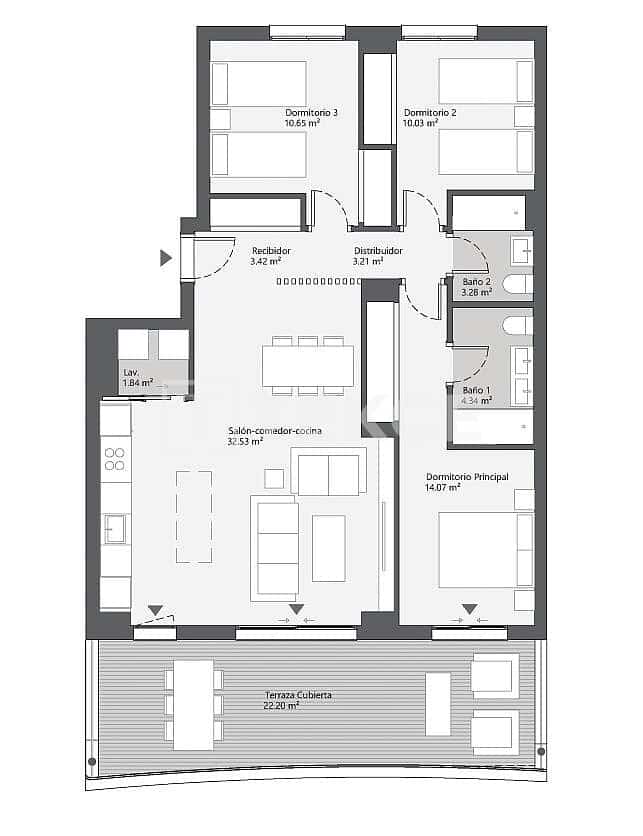 2 soveværelse Lejlighed til salg i Benagalbon med swimmingpool - € 408.000 (Ref: 9564128)